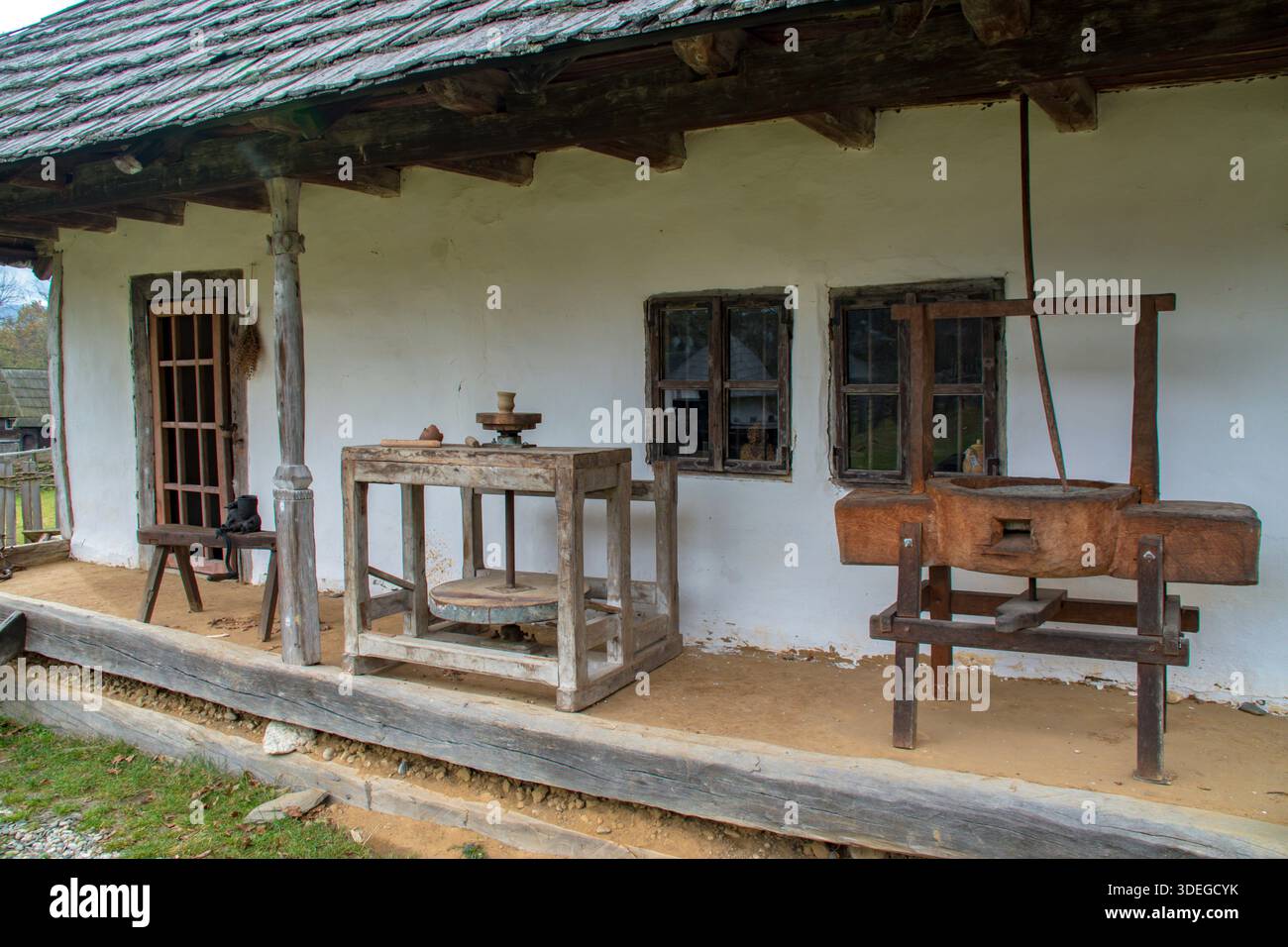 Il Museo ASTRA di Sibiu è il più grande e importante museo all'aperto della Romania e uno dei più grandi d'Europa. Foto Stock