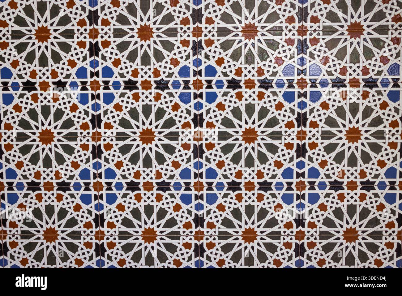 Piastrelle decorative spagnole Foto Stock