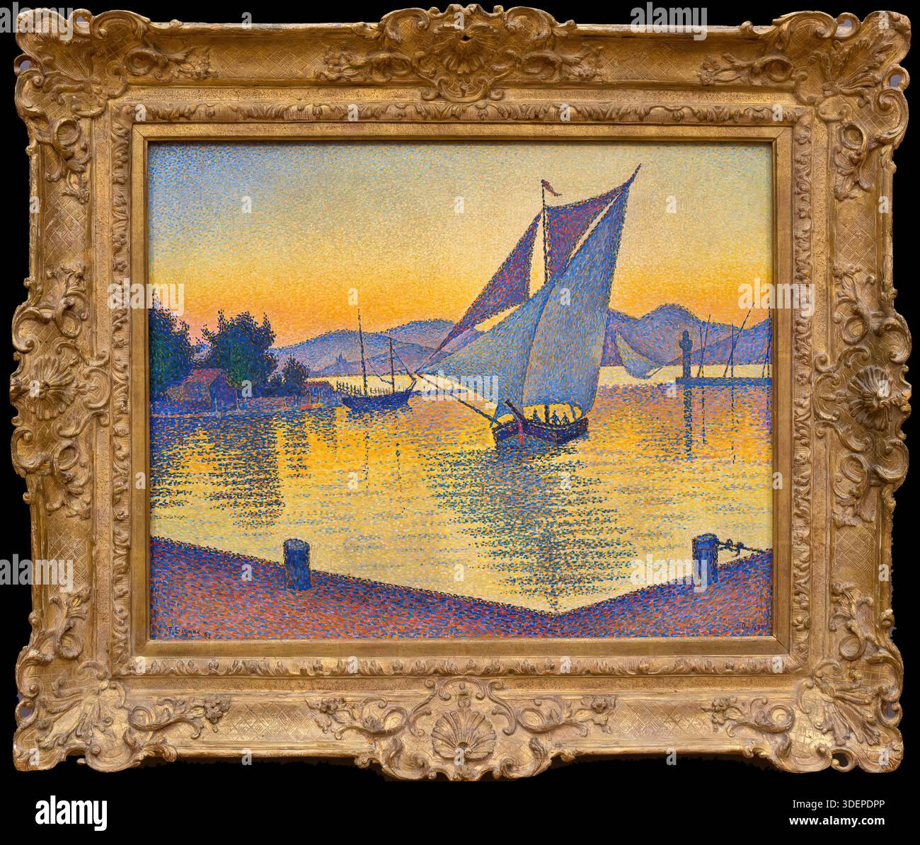 Signac Sunset Paul signac saint tropez immagini e fotografie stock ad alta ...