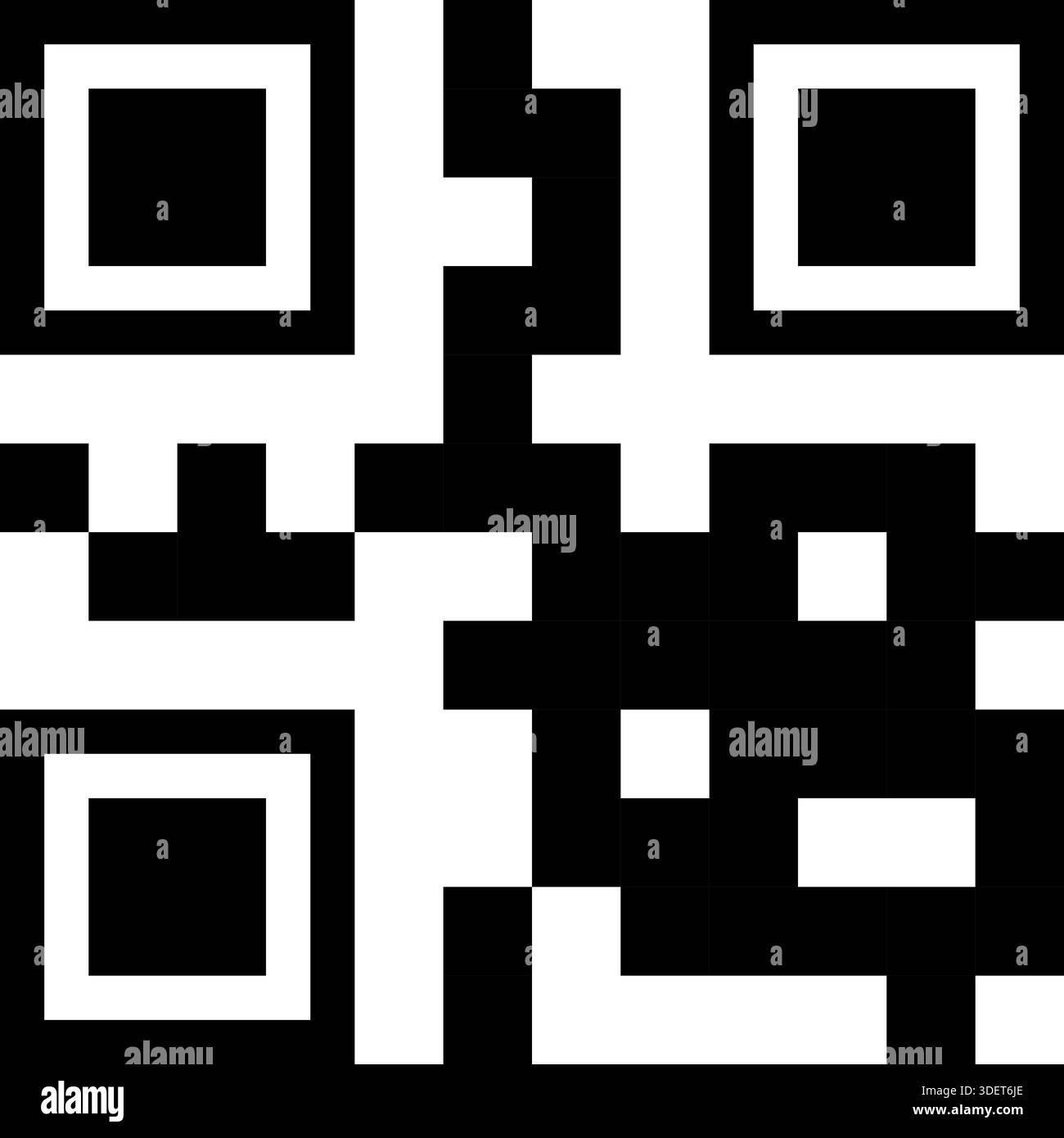 Modello di codice QR per l'app mobile. Icona codice qr PNG. Illustrazione vettoriale Illustrazione Vettoriale