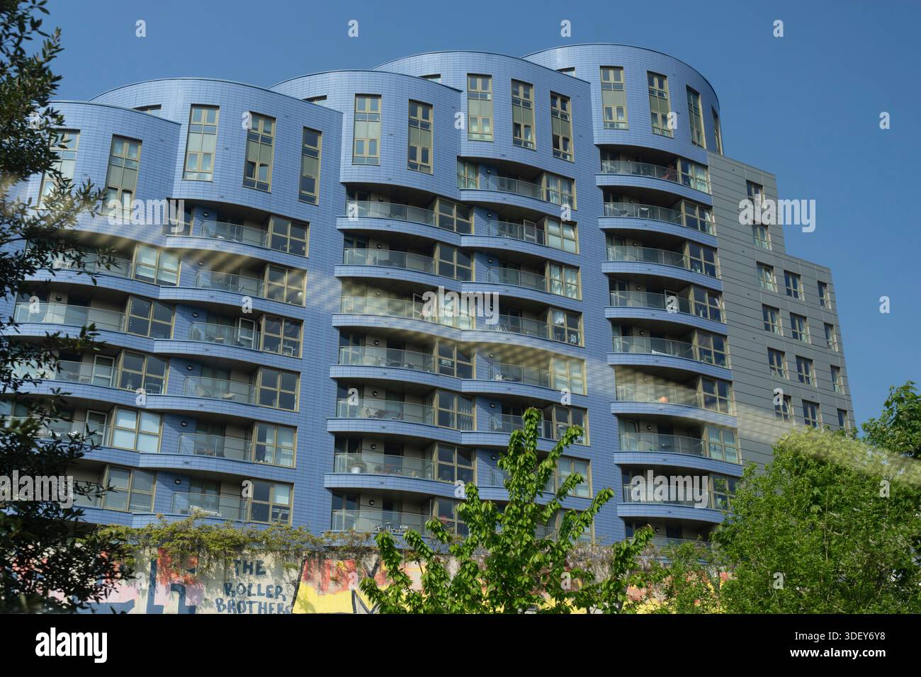 Moderni appartamenti a Londra Foto Stock