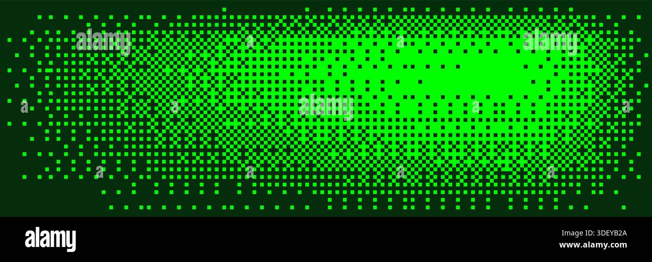 Retinatura dello sfondo bitmap in colore verde Illustrazione Vettoriale