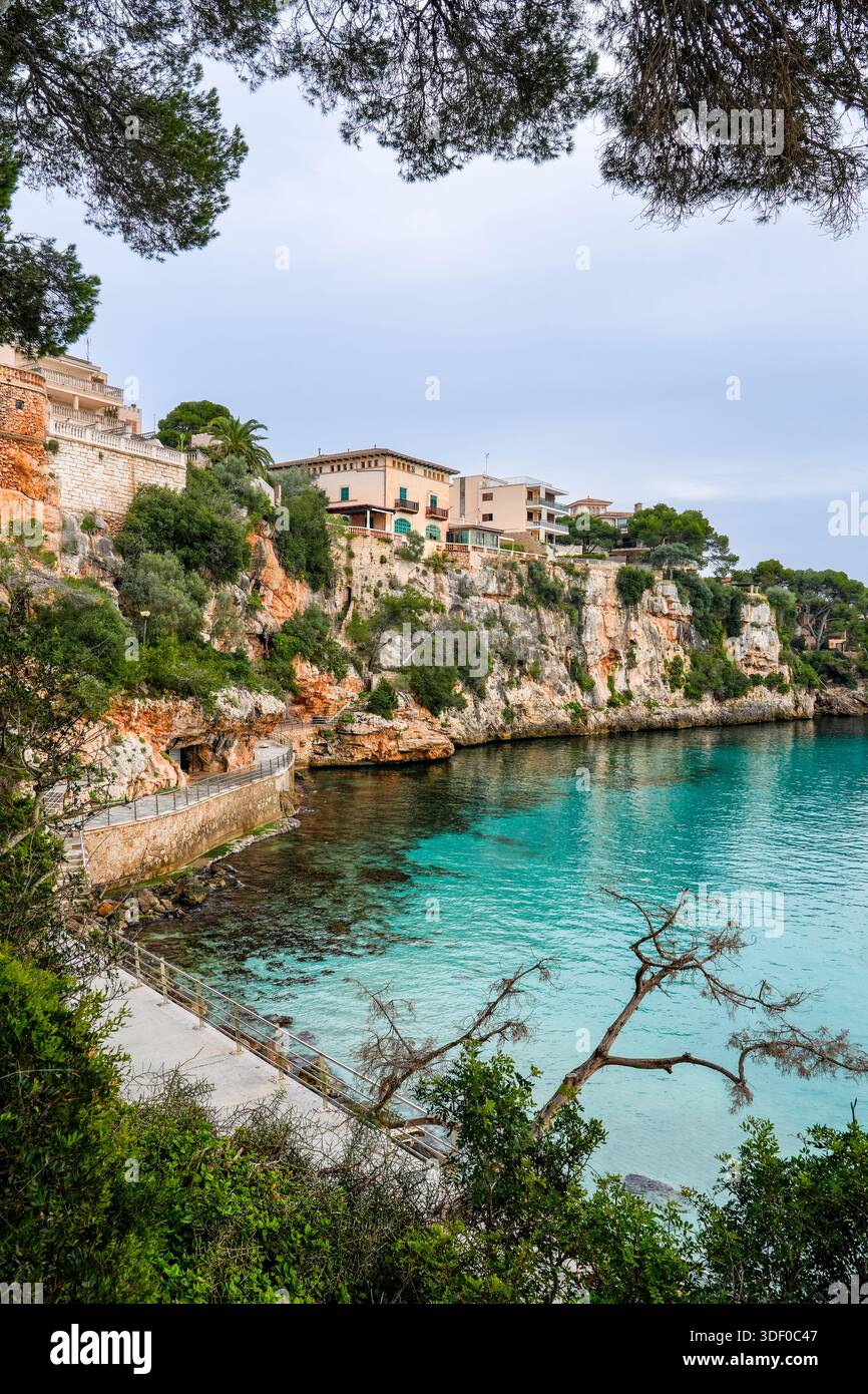 Porto Cristo a Maiorca, Spagna Foto Stock