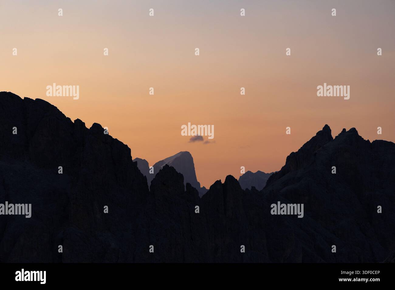 Alba dolomitica Foto Stock