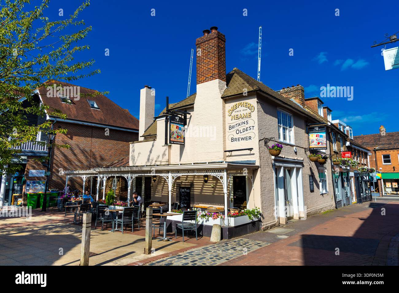 Il pub Restoration di Sevenoaks, Kent, Londra, Inghilterra Foto Stock