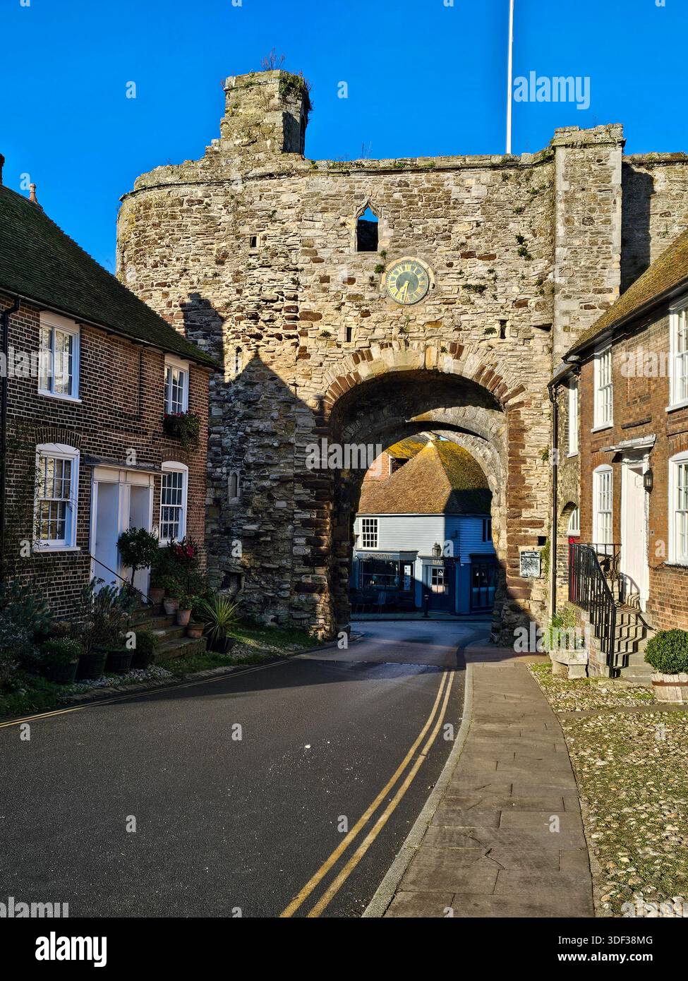 Landgate, segale, East Sussex - Immagine stock catturata con smartphone