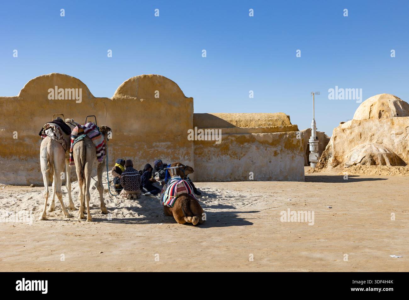 Luogo in cui è stato girato il film Star Wars Foto Stock