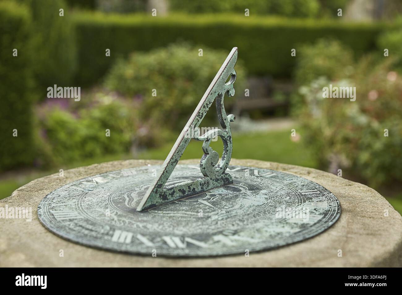 Castello di Chirk e il suo giardino, Galles, Inghilterra, Regno Unito Foto Stock