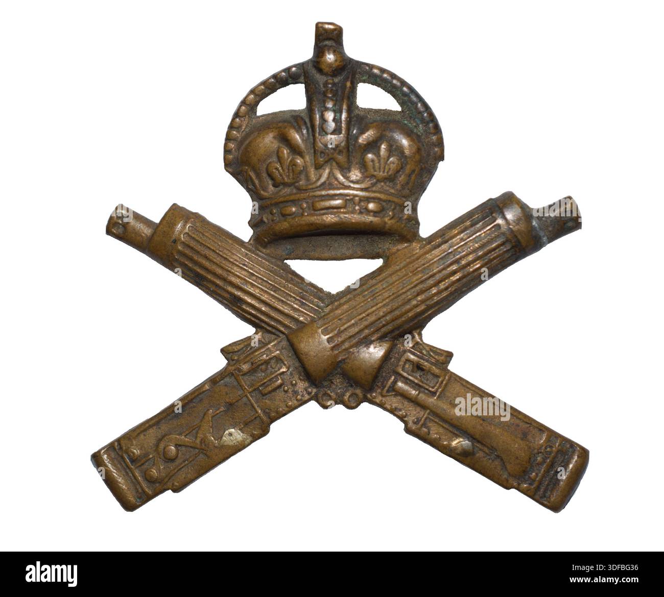Il distintivo del Machine Gun Corps c. 1915–1922. Foto Stock