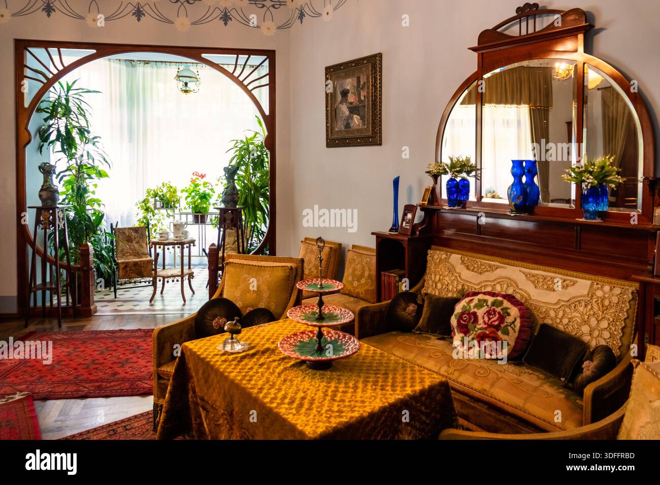 Museo Art Nouveau di riga, Lettonia Foto Stock