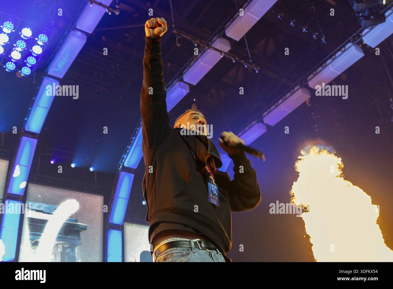 BUSHIDO, (alias Anis Mohamed Youssef Ferchichi), Rap, Alles Wird Gut Tour 2026, in diretta il 12 gennaio 2026, Uber Arena, Berlino, Germania < english> BUSHIDO Foto Stock