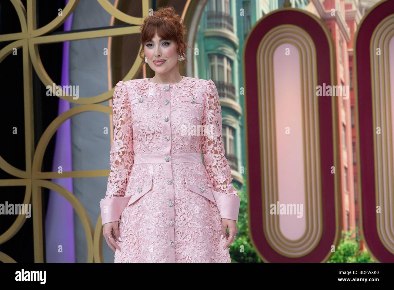 Madrid, Spagna. 14 gennaio 2026. Ivana Rodriguez durante la presentazione di "Top Chef: Sweets and Celebrities" Estudios Adisar a Madrid, il 14 gennaio 2026, Spagna Credit: SOPA Images Limited/Alamy Live News Foto Stock