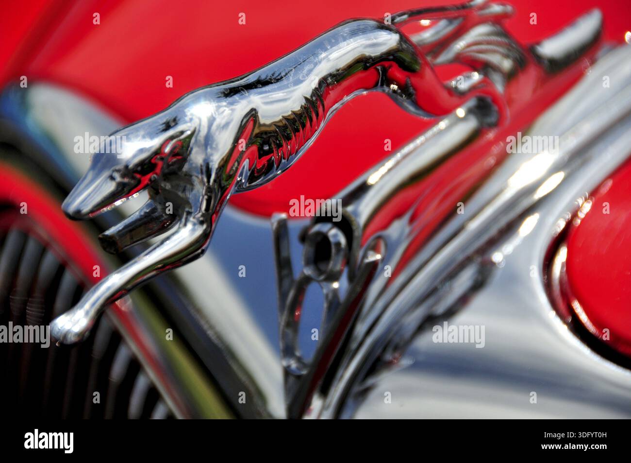 '36 Ford Hood Ornament ad una mostra di auto Foto Stock