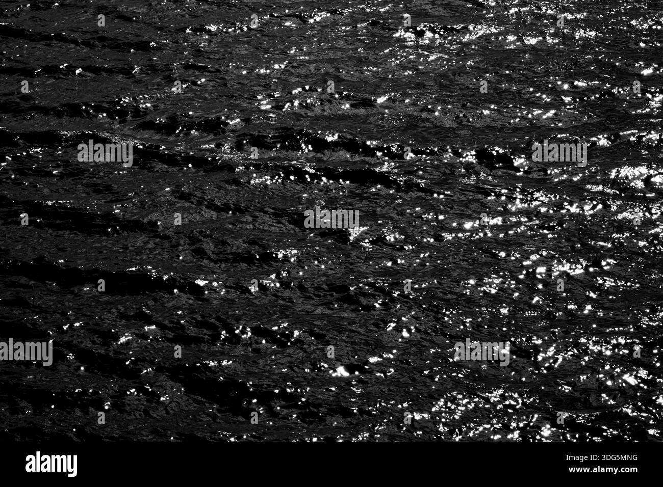 Mare splendente Foto Stock