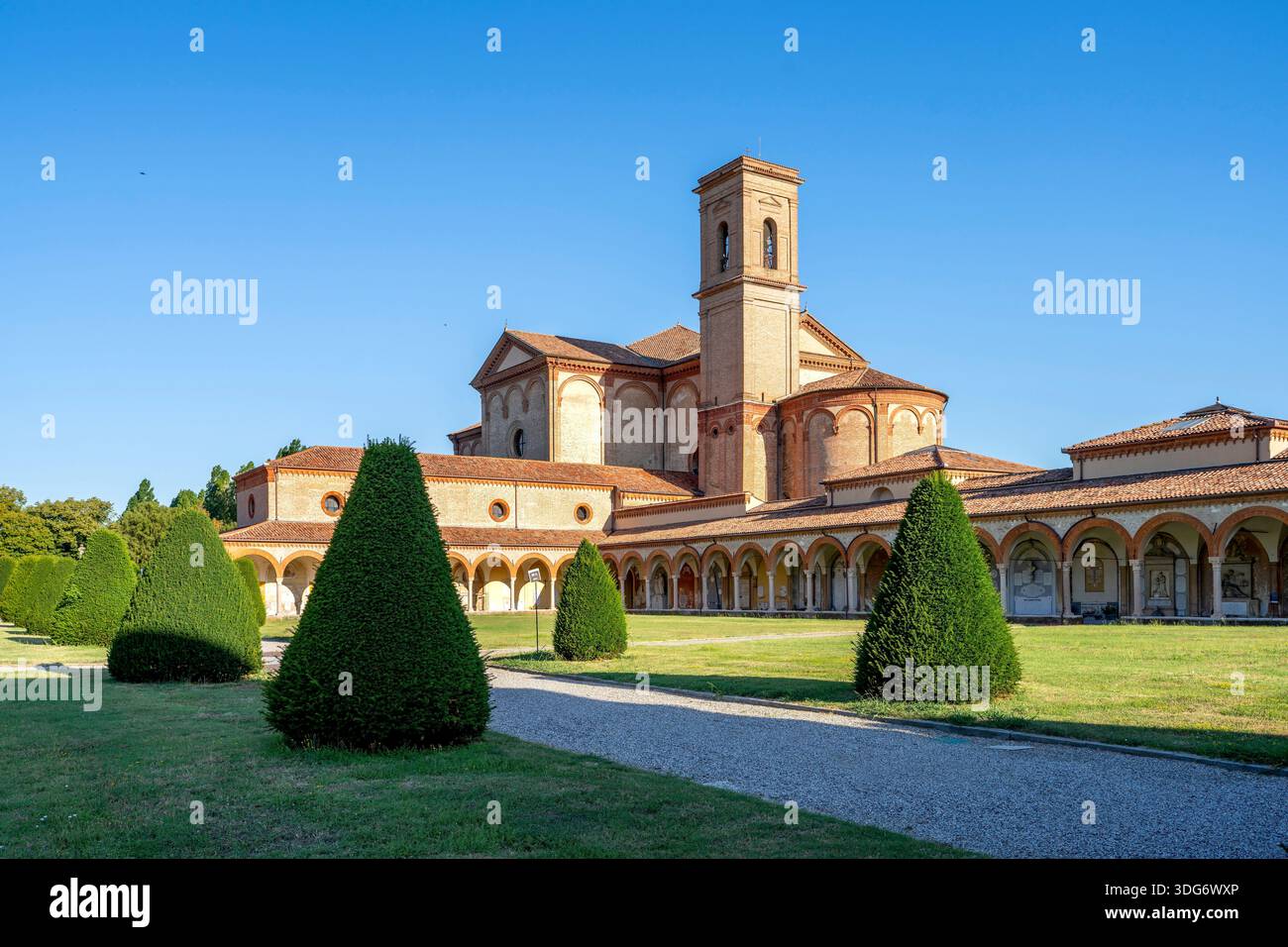 Cimitero monumentale della Certosa, Ferrara, Emilia-Romagna, Italia Foto Stock