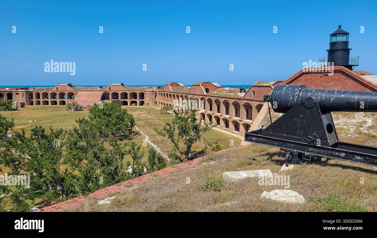 Fort Jefferson, Dry Tortugas, Florida Foto Stock