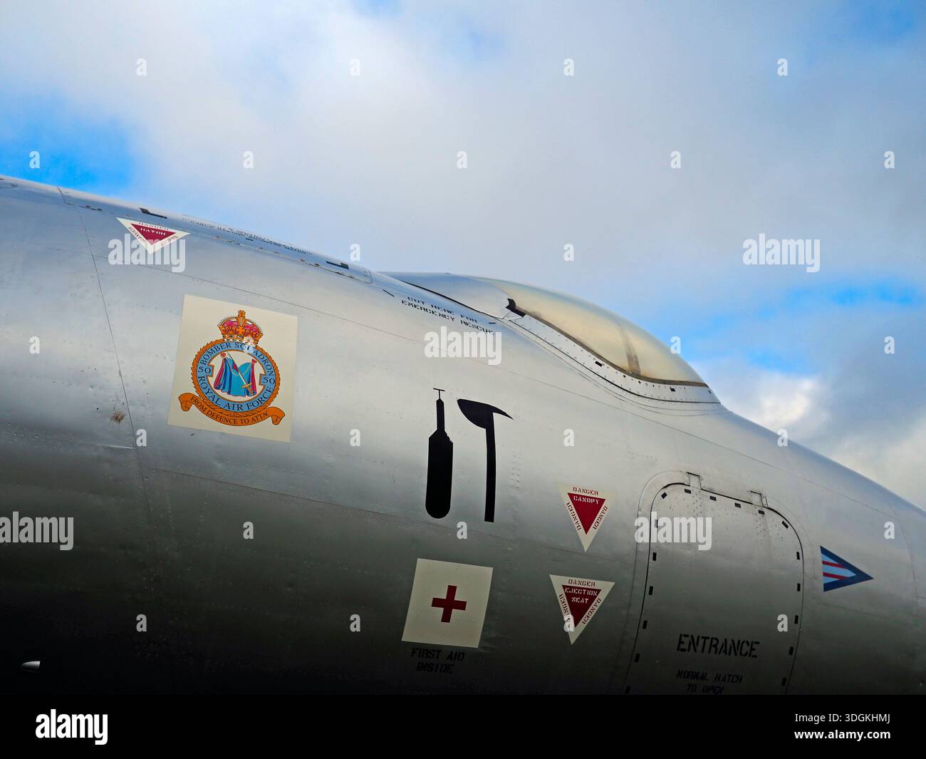 English Electric Canberra B.2 WH725, RAF Museum, Cosford, Shropshire, Regno Unito Foto Stock