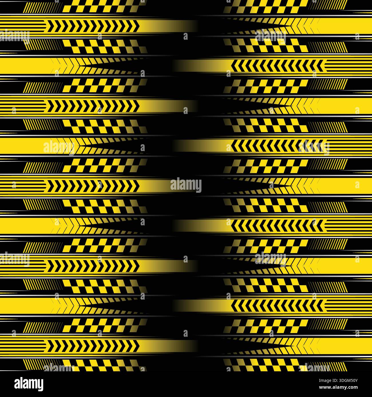 Design racing nero Illustrazione Vettoriale