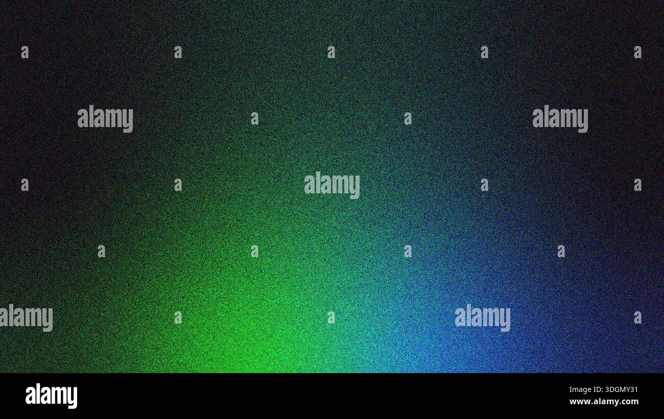 Colorato granuloso astratto. Effetto texture con sfumatura retro-granulosità e rumore di fondo. Splendido sfondo a colori. Flash di luce brillante glitter al neon meta Foto Stock