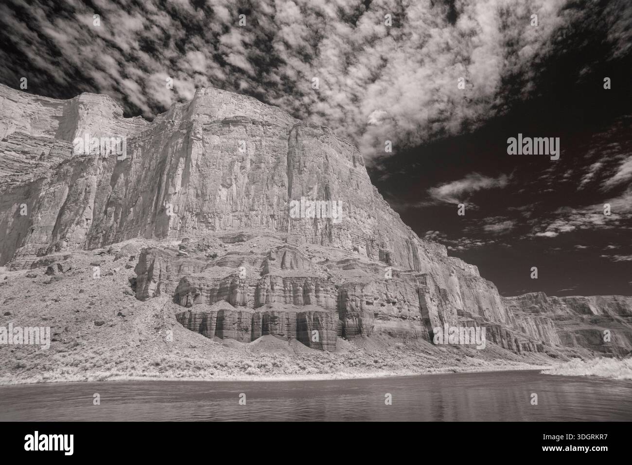 Fiume Colorado ad agosto, Marble Canyon, Grand Canyon National Park, Arizona Foto Stock