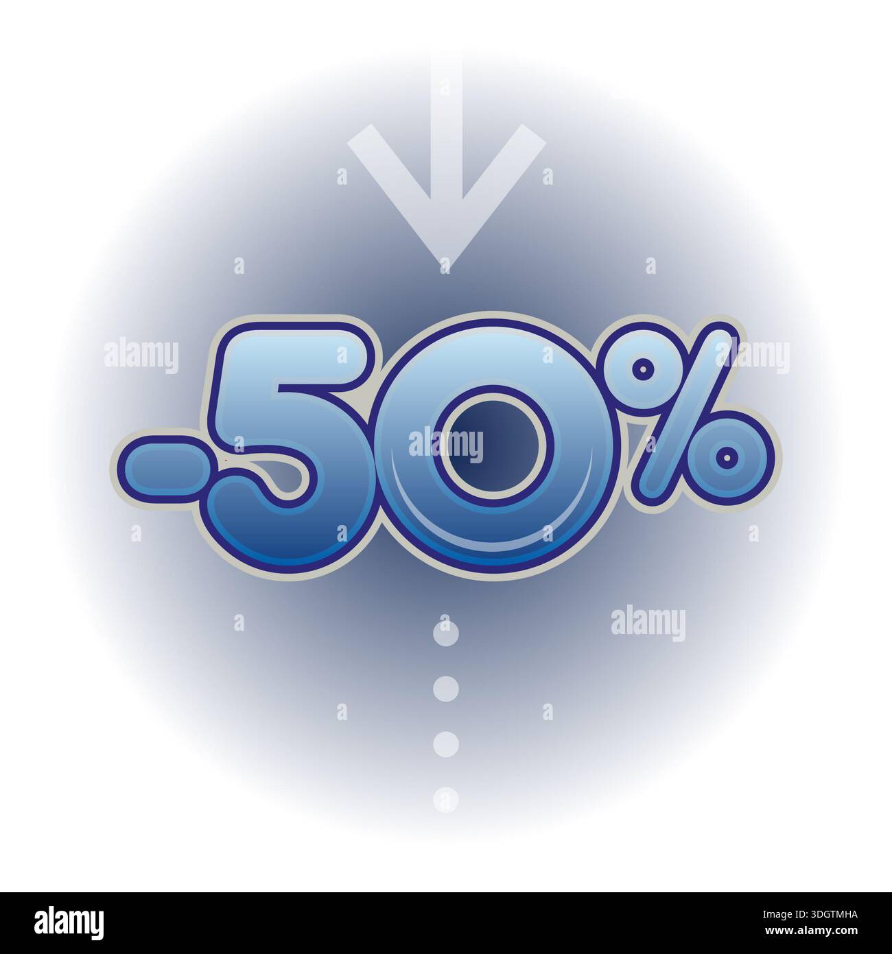 Marchio che indica una promozione Foto Stock