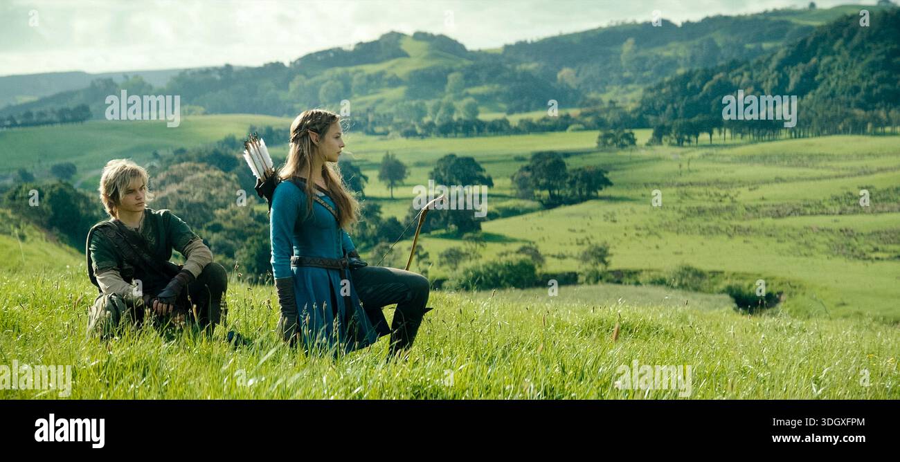 The Legend of Zelda (2027) diretto da Wes Ball e interpretato da Benjamin Evan Ainsworth nel ruolo di Link e Bo Bragason nel ruolo della principessa Zelda. Un giovane guerriero deve difendere Hyrule quando le forze oscure minacciano il regno magico. Foto pubblicitarie SOLO PER USO EDITORIALE. Credito: Uscita BFA / Sony Pictures Foto Stock