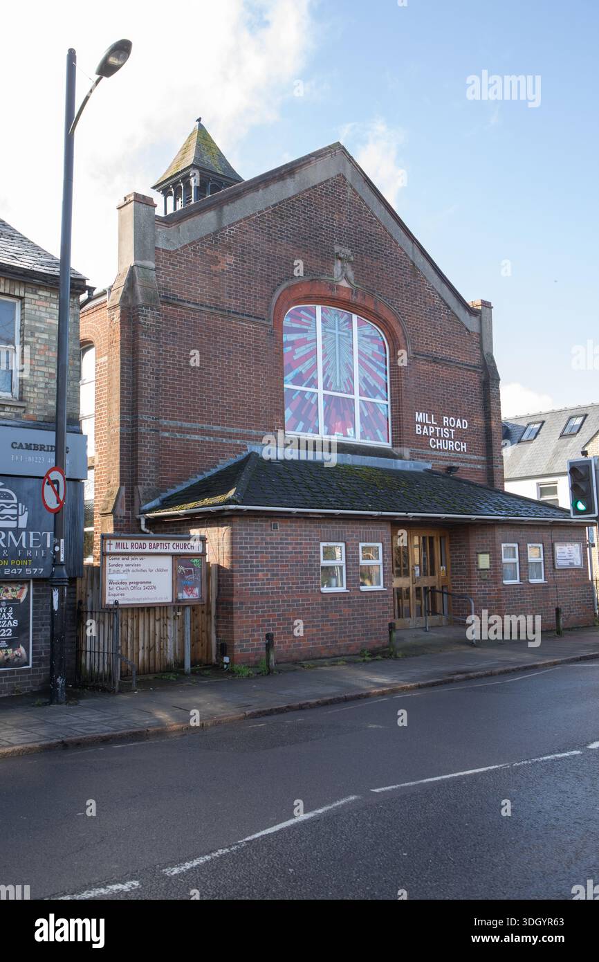 Mill Road Baptist Church, Cambridge, Inghilterra, 2026 Foto Stock