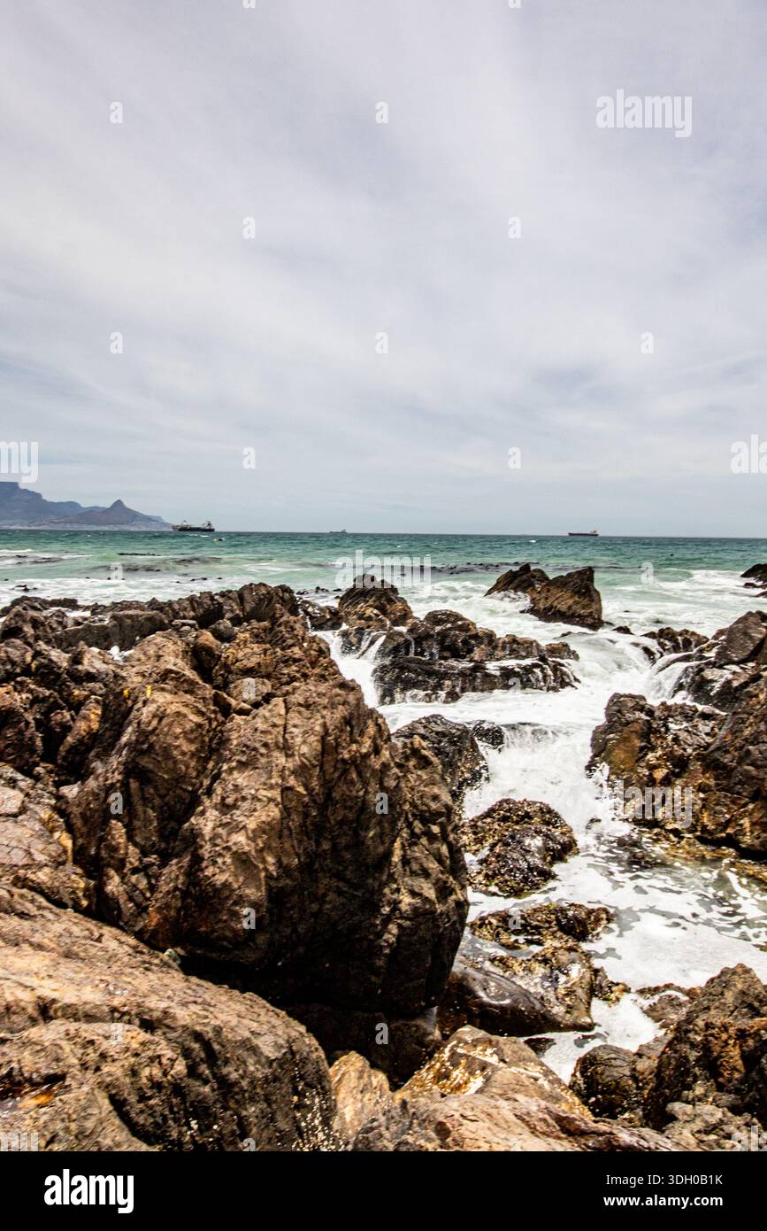 Vari paesaggi marini in Sud Africa Foto Stock