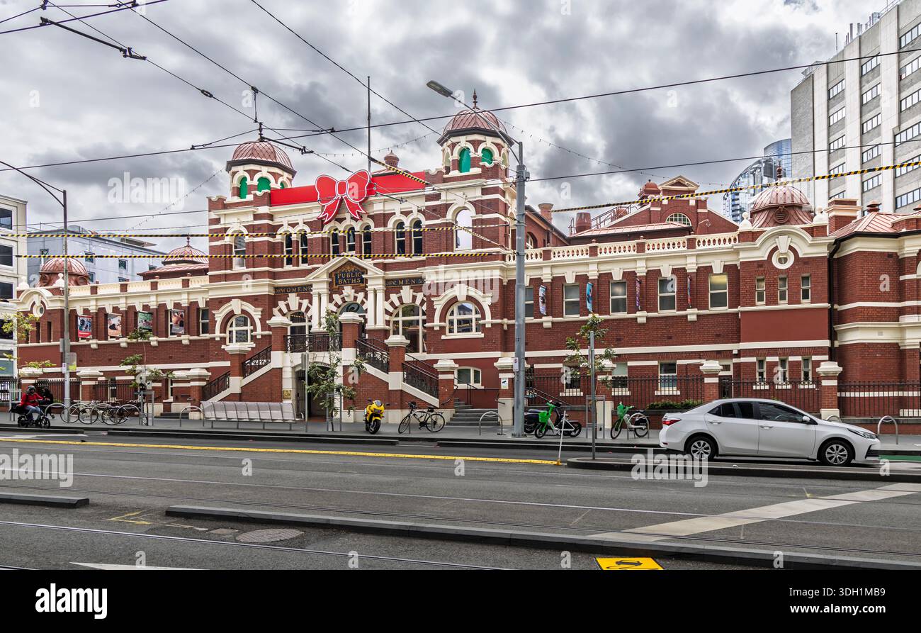 I bagni storici della città in Swanston Street, melbourne, Australia, il 15 dicembre 2025 Foto Stock
