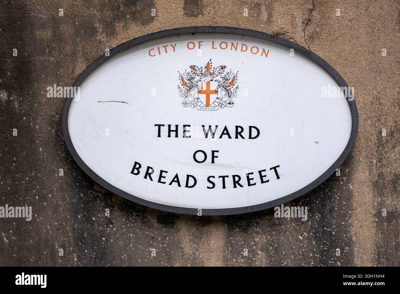 Il Ward di Bread Street, nella City di Londra, Inghilterra Foto Stock