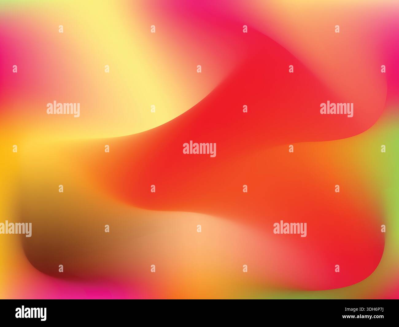 Sfondo vettoriale vibrante astratto e colorato con sfumature uniformi e forme dinamiche. Illustrazione Vettoriale