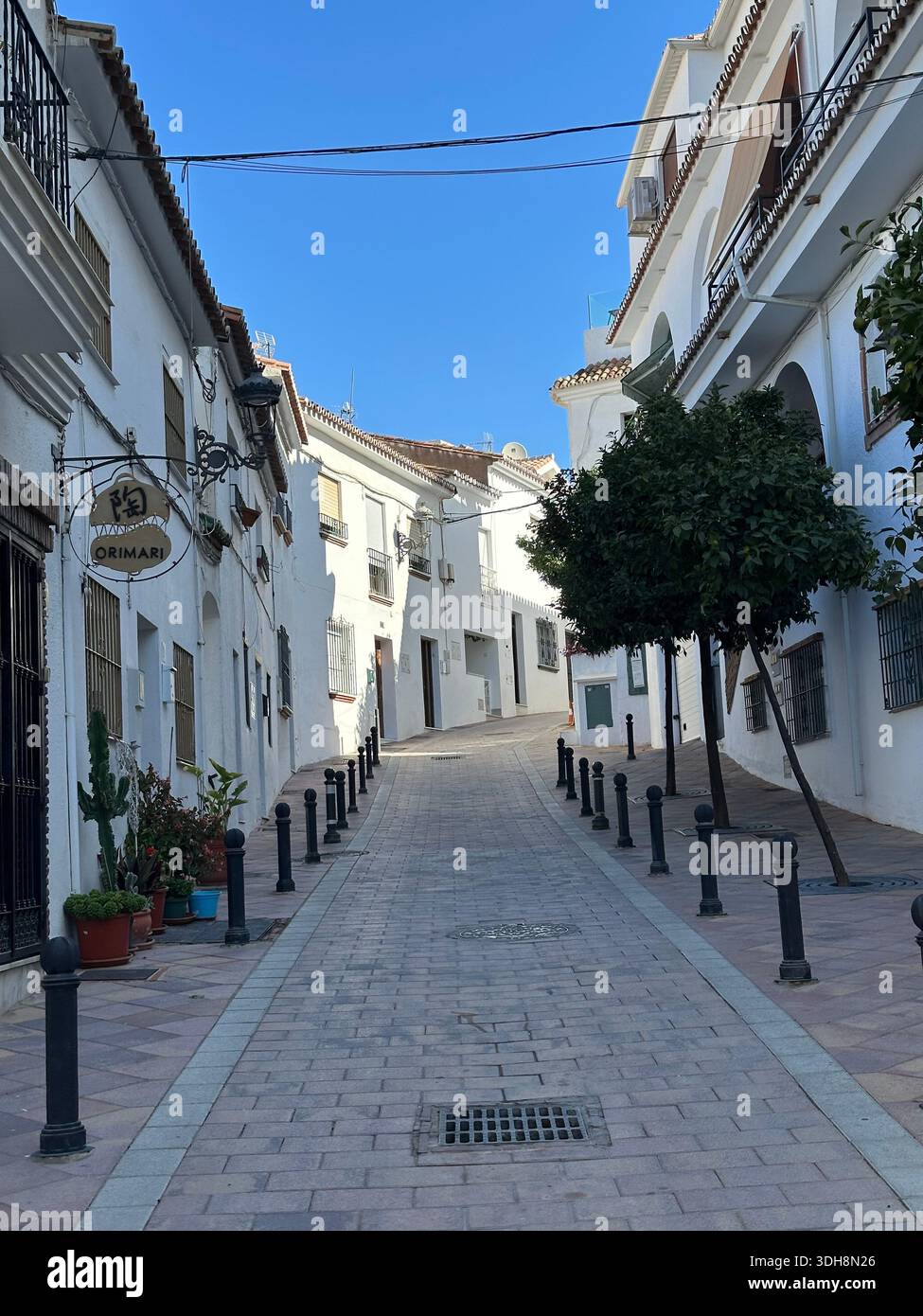 Strade accoglienti - Immagine stock catturata con smartphone