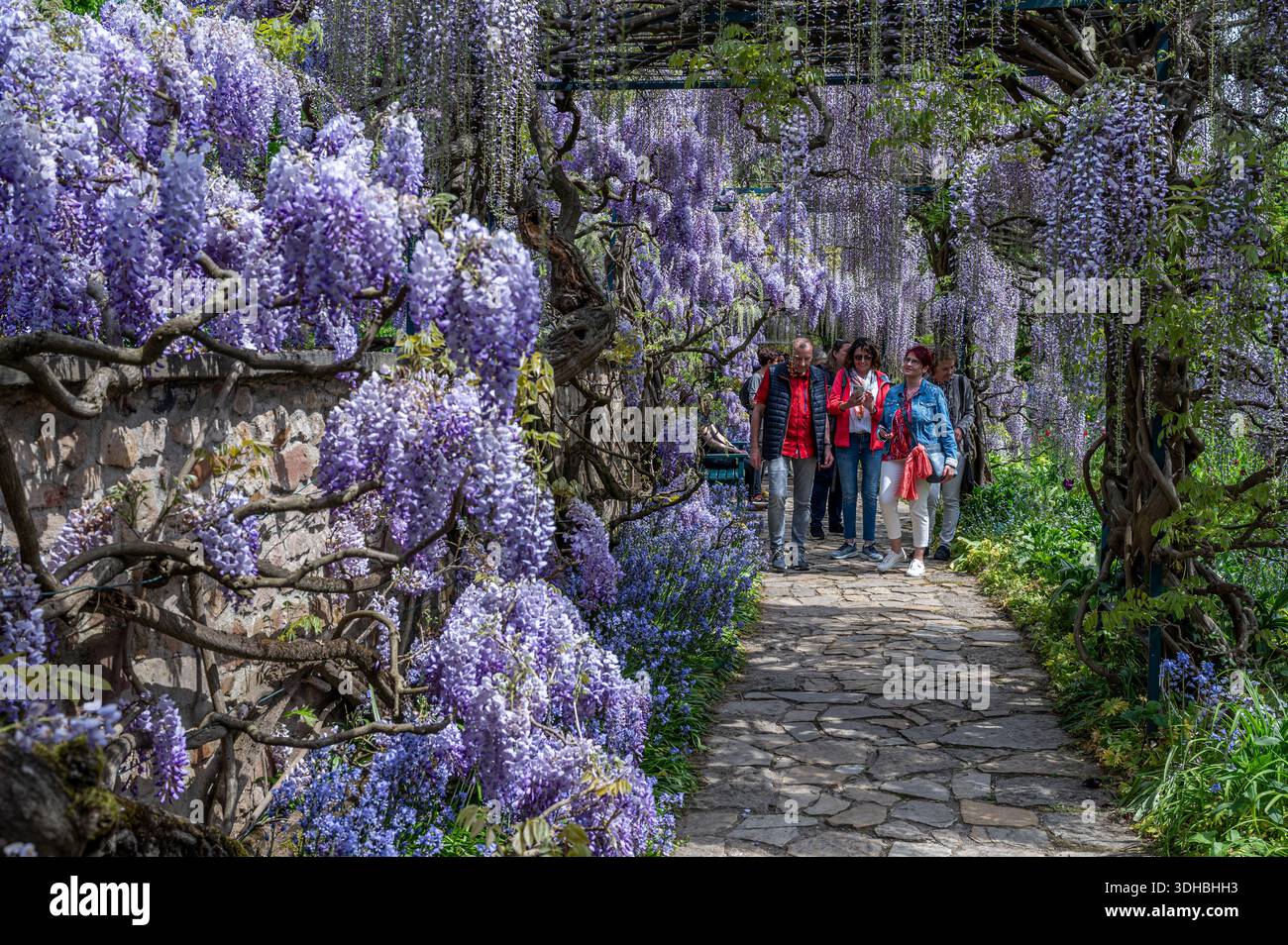 Giardini Hermannshof a Weinheim, Germania Foto Stock