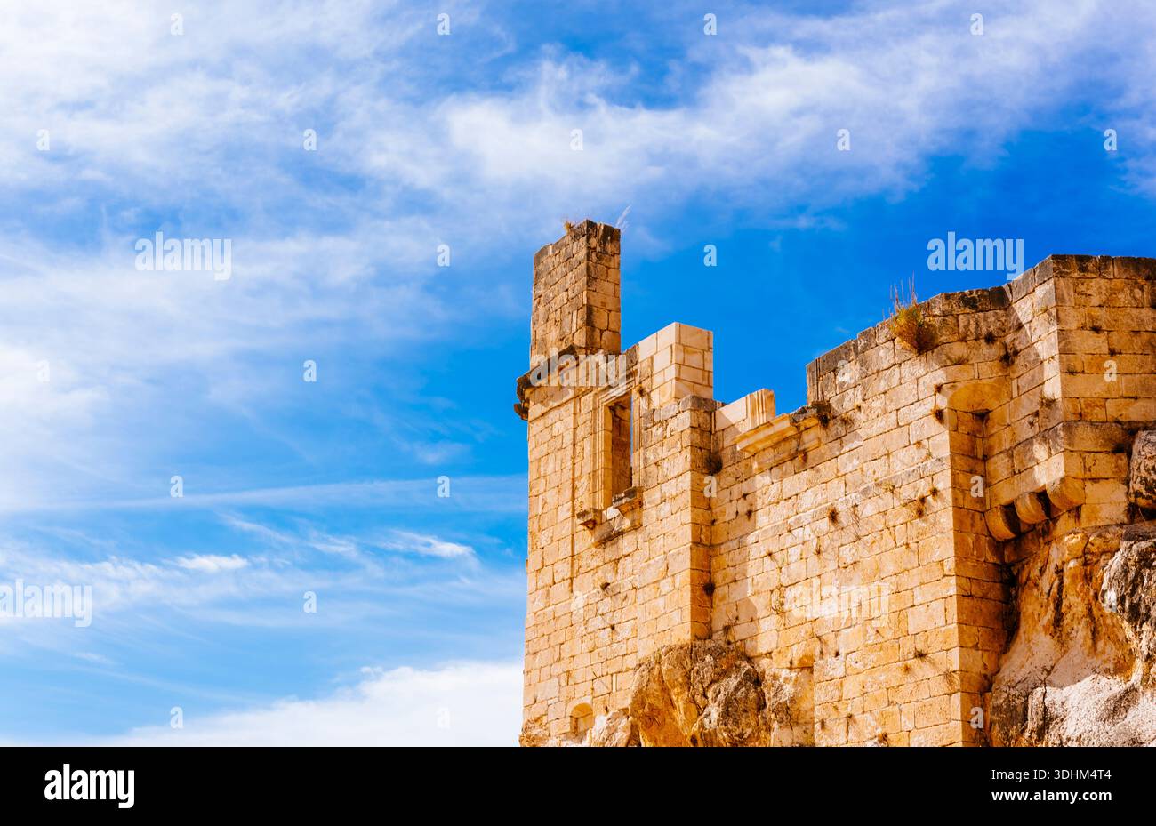 Nel XVI secolo, il palazzo dei signori di Zuheros fu costruito in stile rinascimentale, opera dell'architetto Hernán Ruiz. Non e' mai stato completo Foto Stock