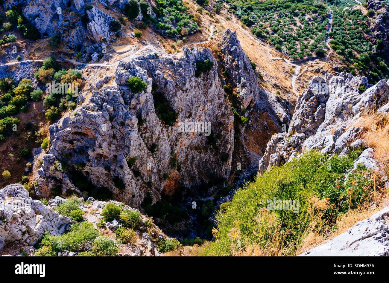 Gola del fiume Bailón. Zuheros, Córdoba, Andalusia, Spagna, Europa Foto Stock