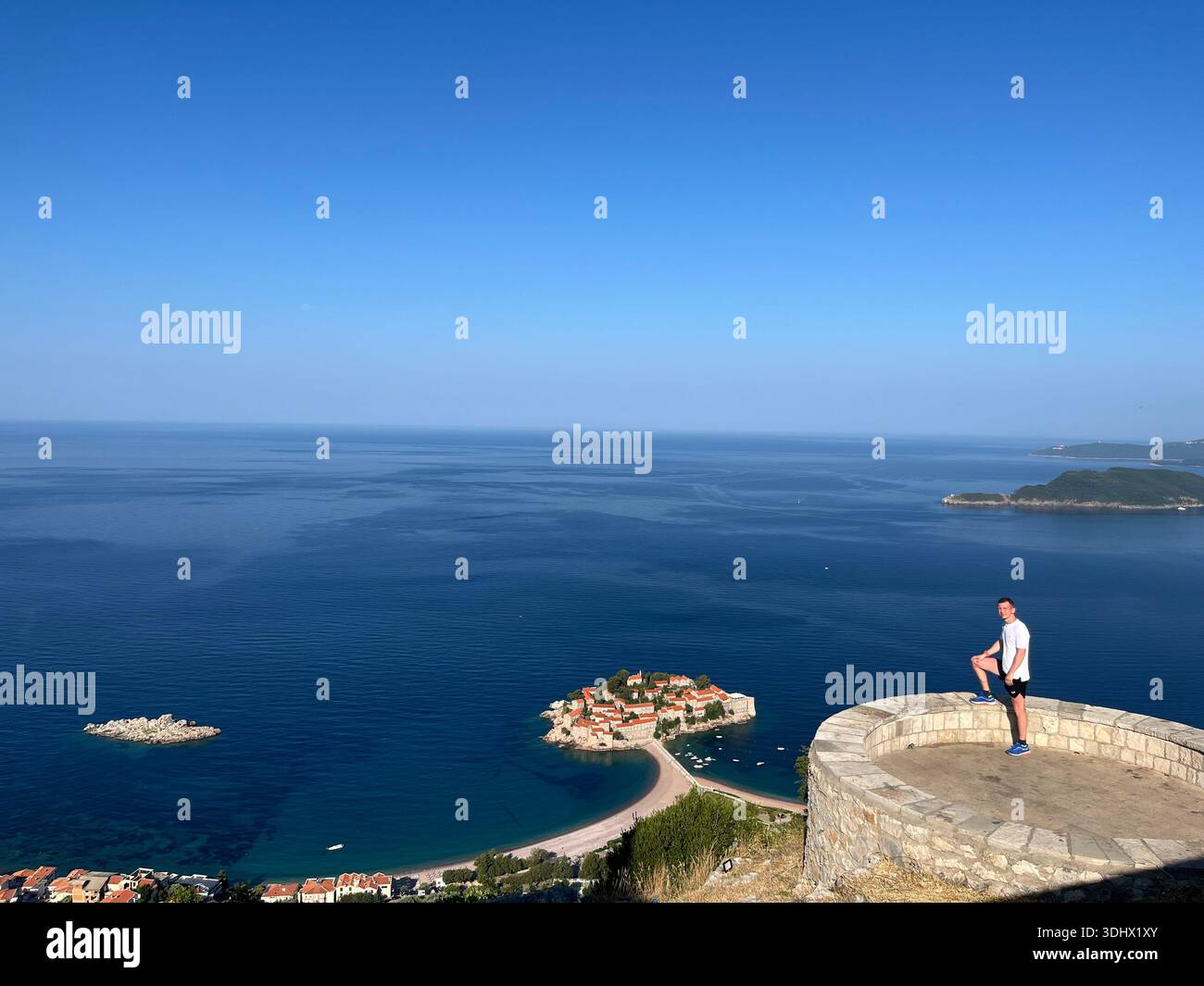 da qualche parte in cima al mondo - Immagine stock catturata con smartphone