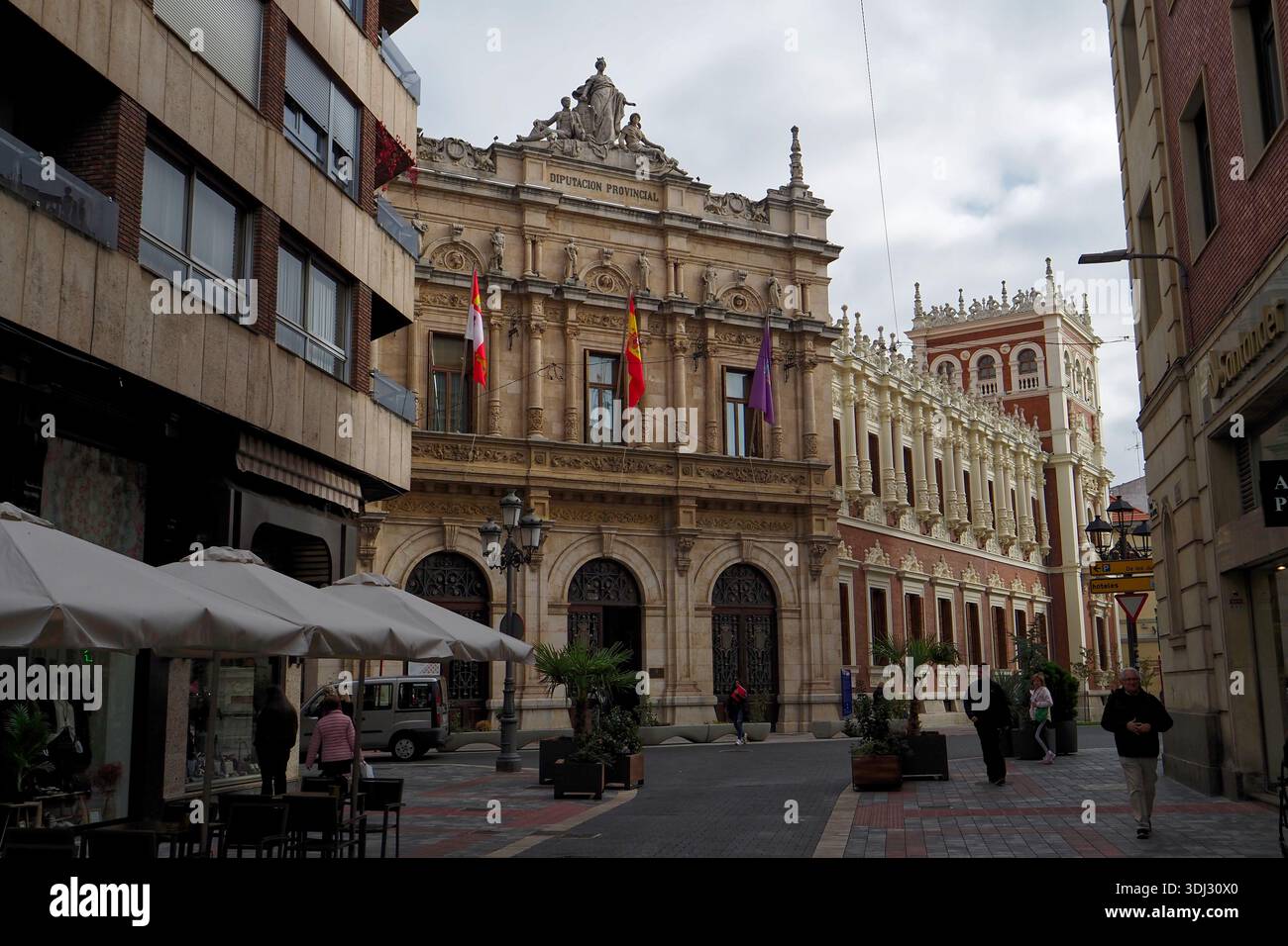Consiglio provinciale di Palencia, uffici locali, Palencia, Castiglia e León, Spagna, Europa Foto Stock