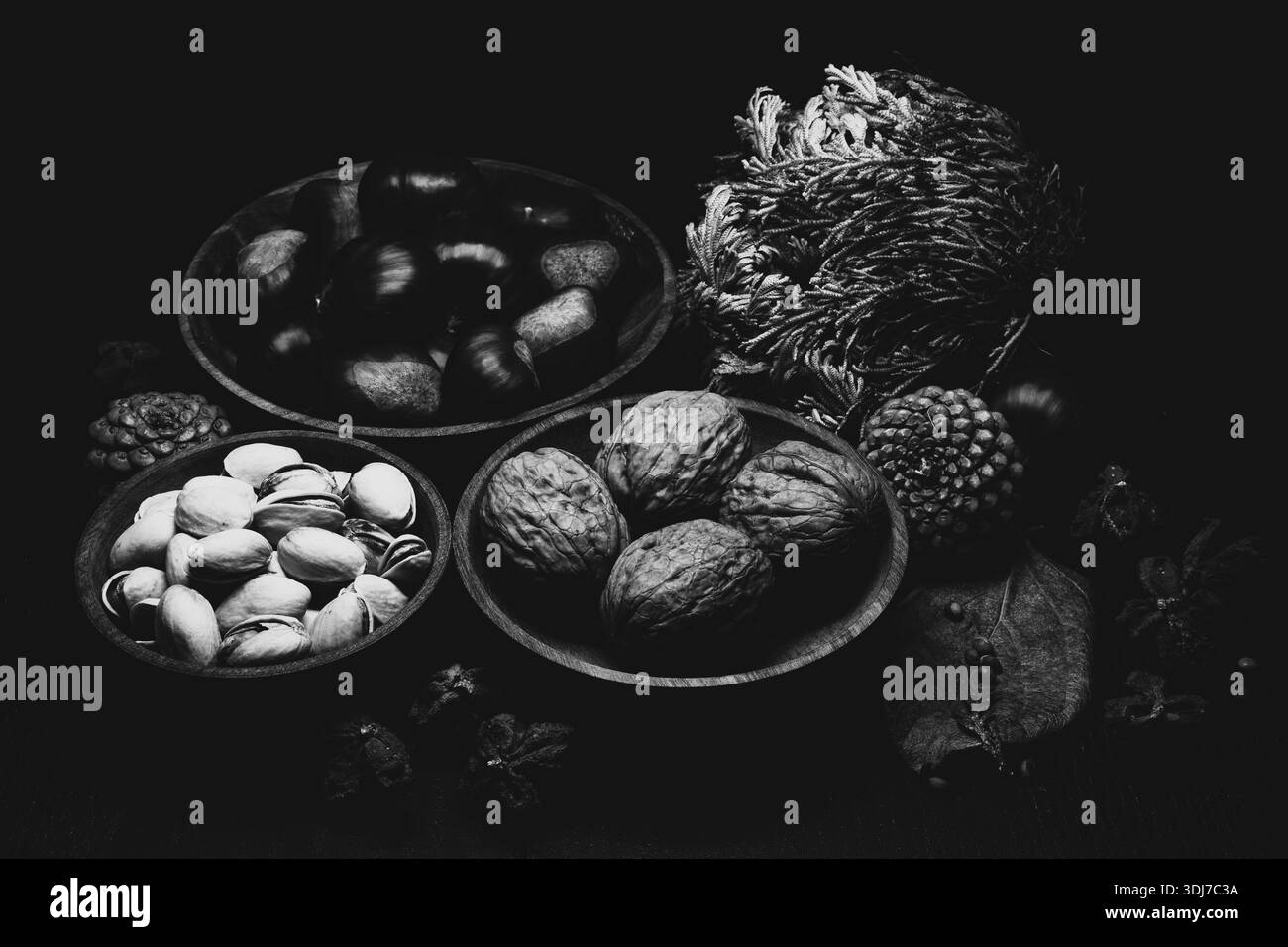 La natura morta è un genere che comprende tutto ciò che non ha una narrazione, non rappresenta azioni ed eventi umani, ma rappresenta invece l'interno Foto Stock