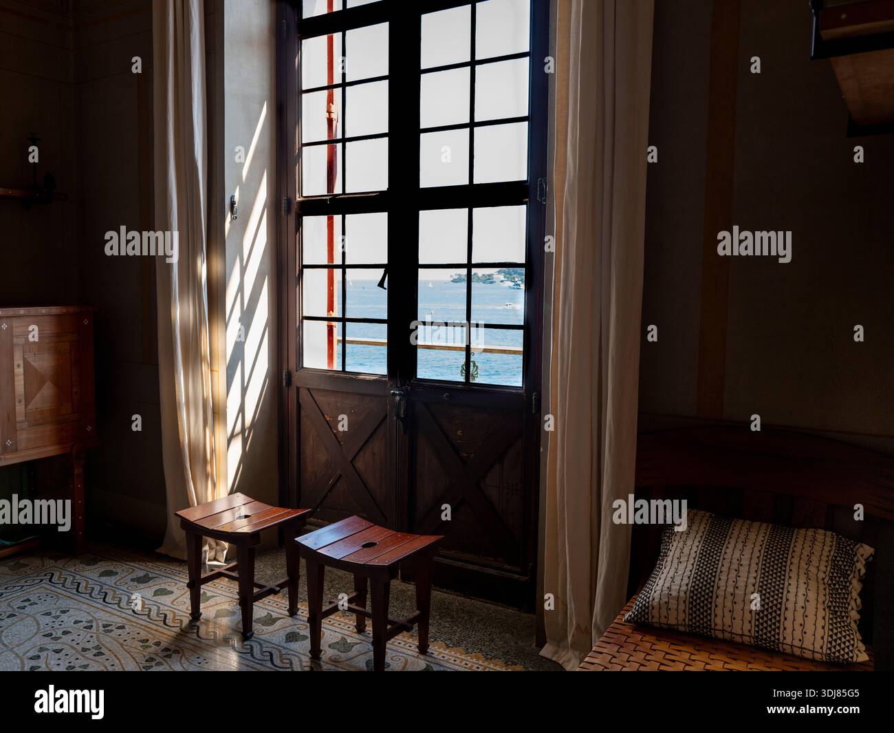 VILLA KERYLOS SAINT JEAN CAP FERRAT FRANCIA Foto Stock