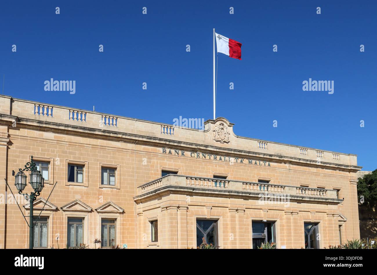 Central Bank of Malta, la Valletta, Malta Foto Stock
