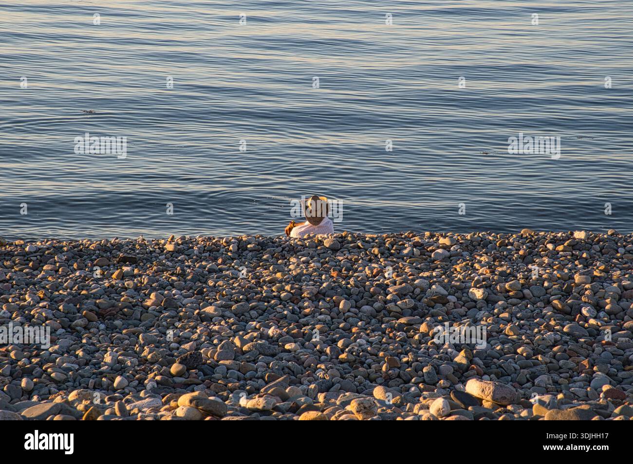 Llandudno Pebble Beach, Llandudno, Galles del Nord, Regno Unito Foto Stock