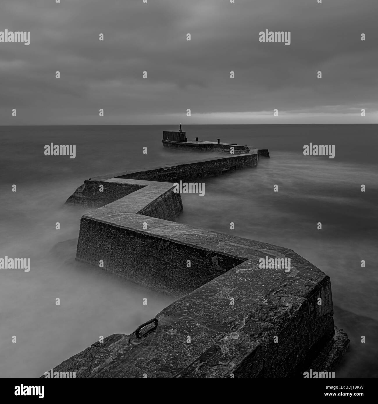 St Monan Breakwater Foto Stock