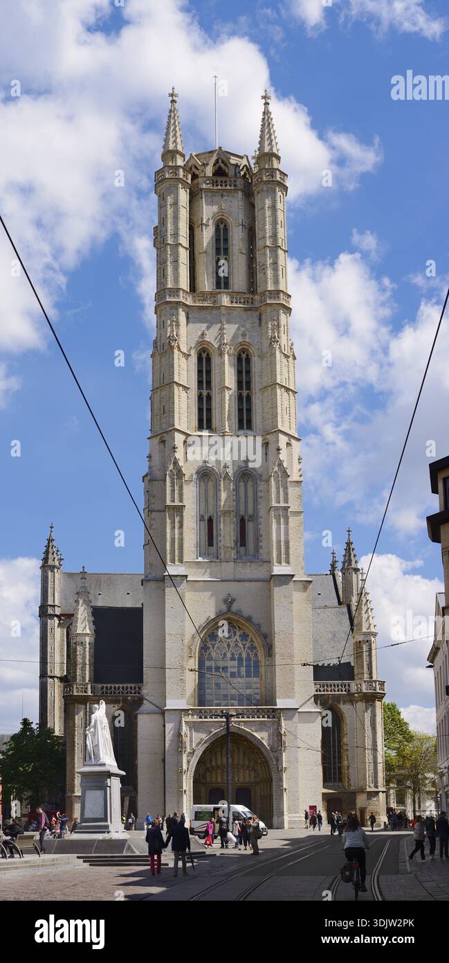 Cattedrale di San Bavo, Gand, Fiandre orientali, Fiandre, Belgio Foto Stock