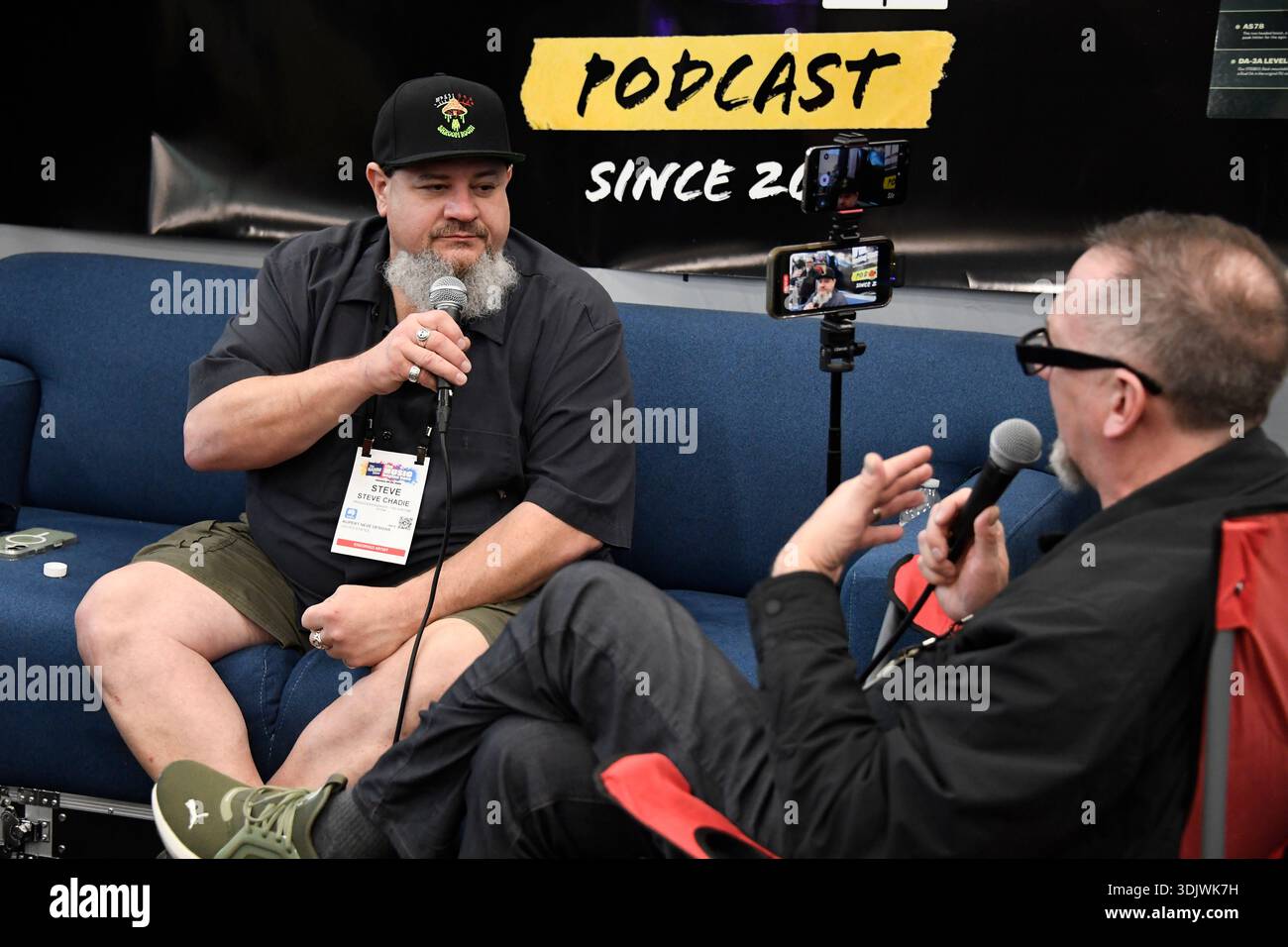 24 gennaio 2026, Anaheim, CA, Stati Uniti: Il Winter NAMM Show di Anaheim è la worldâ più grande fiera del settore musicâ, dove produttori, rivenditori, artisti e media si riuniscono per lanciare attrezzature, fare rete e partecipare a concerti e sessioni di formazione. più di 4.000 marchi e più di 90â paesi hanno rappresentato negli ultimi anni, lanciando nuovi strumenti, apparecchiature audio proâ e prodotti tecnologici musicâ. (Immagine di credito: © Dave Safley/ZUMA Press Wire) SOLO PER USO EDITORIALE! Non per USO commerciale! Foto Stock