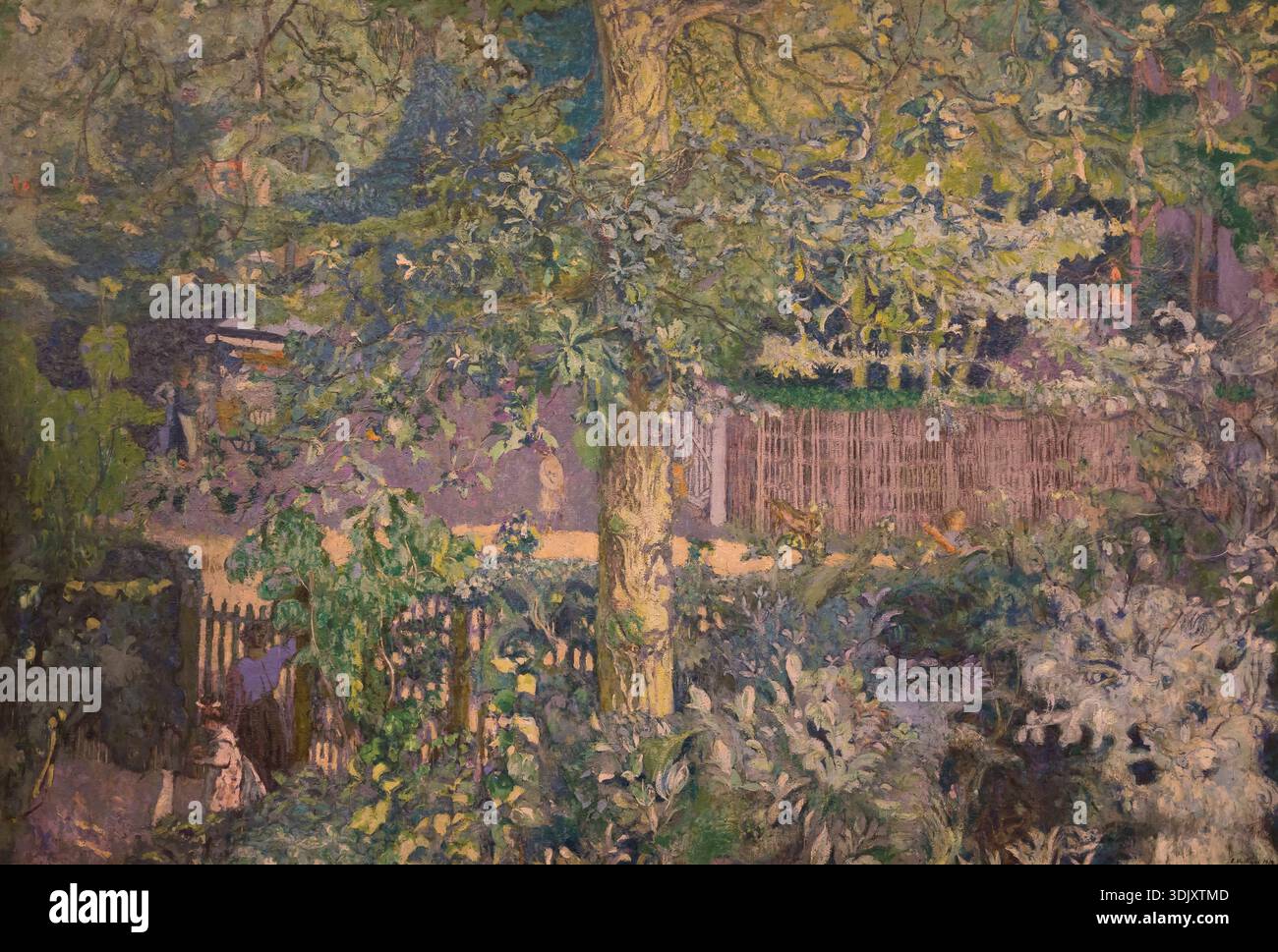 Fogliame, Quercia e Fruit Seller, Edouard Vuillard, 1918 Foto Stock