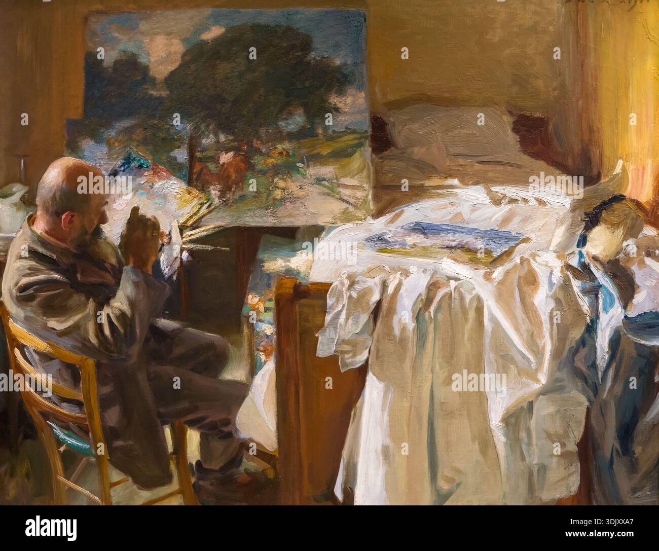 Un artista nel suo studio, John Singer Sargent, 1904 Foto Stock