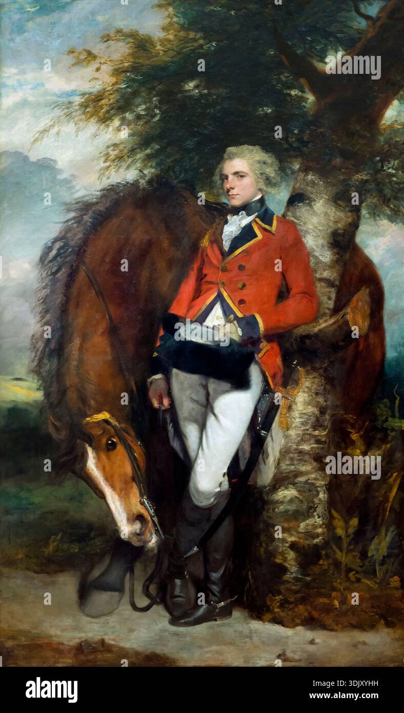 Capitano George K H Coussmaker, Sir Joshua Reynolds, 1782 anni Foto Stock