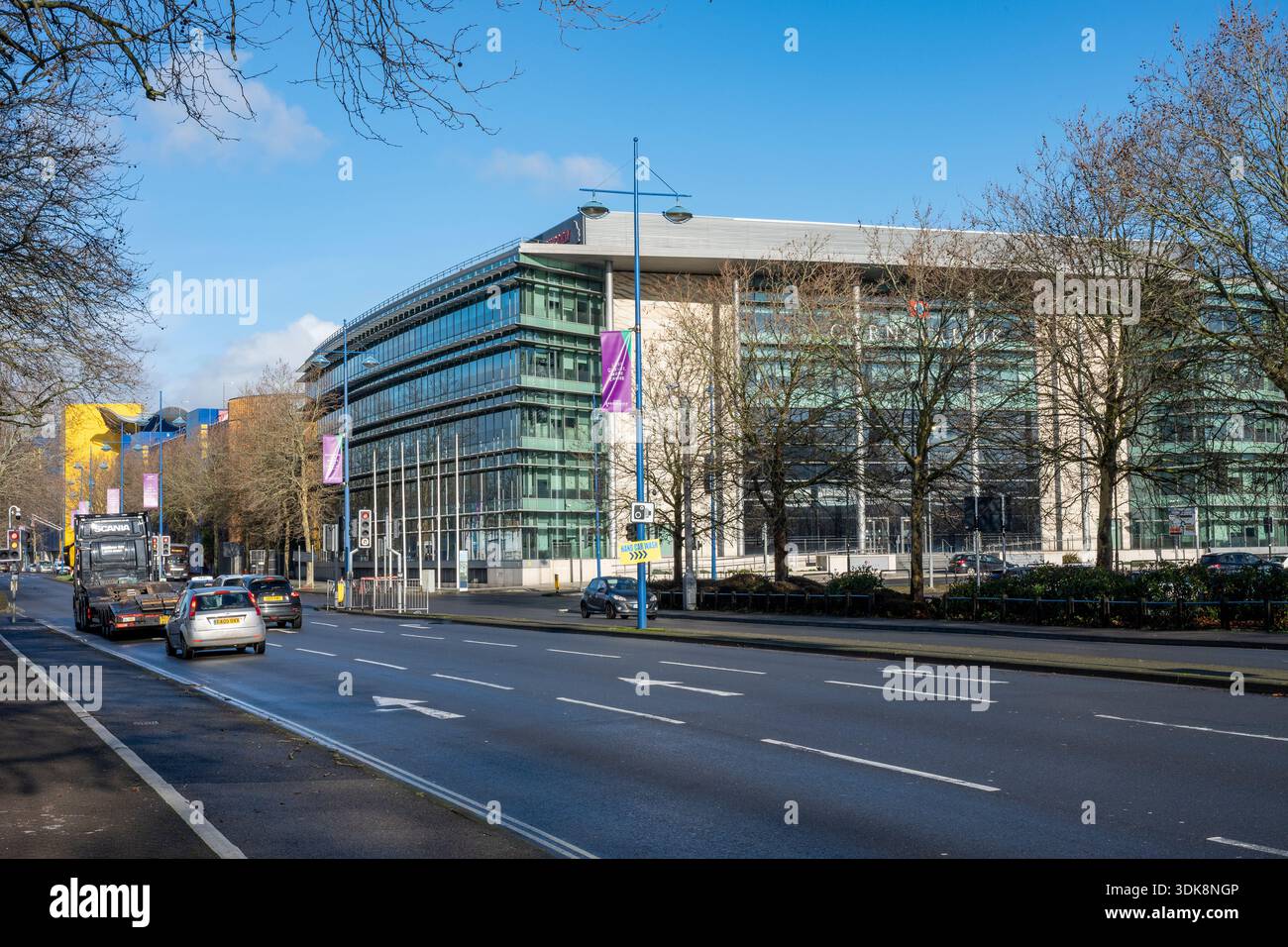 Sede centrale e sede centrale di Carnival Cruises, Southampton City Centre, Hampshire, Inghilterra, Regno Unito Foto Stock
