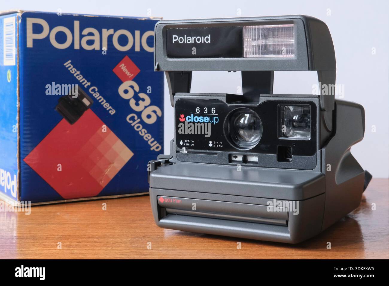 Polaroid 636 Close-up Instant camera. Foto Stock