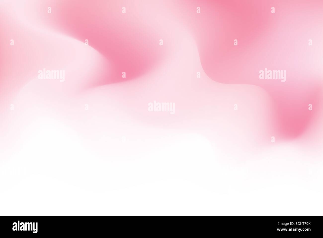 Sfondo sfumato rosa pastello. Colore rosa astratto pastello a gradazione ondulata. Ondulazione in mesh sfumata liscia nei toni rosa sakura. Vettore Illustrazione Vettoriale